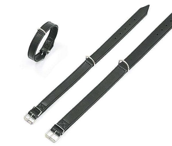 Karlie RONDO Halsband genäht - Schwarz - 27 mm, 52 cm