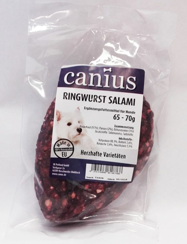 Ca.Ringwurst Salami kl 65g 1St