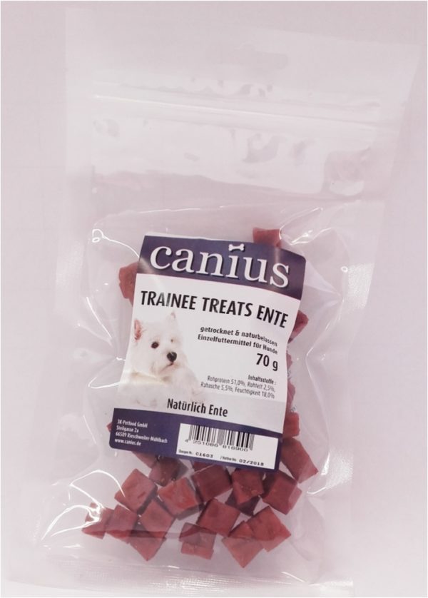 Cani. Trainee Treats Ente  70g