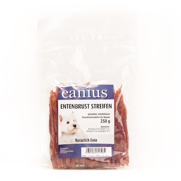 Cani. Entenbrust Streifen 250g