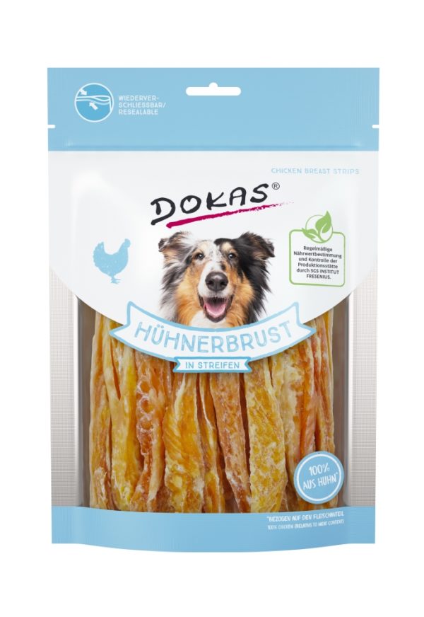 Dokas Hühnerbrust Streifen250g