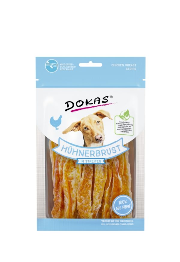 Dokas Hühnerbrust Streifen 70g