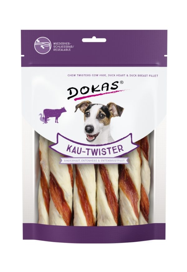 Dokas KauTwist Rind-Ente  200g