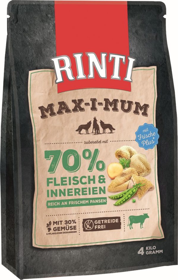 Rinti Max-i-mum Pansen 4kg Hundefutter Laikas Tierwelt