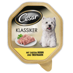 Cesar Klassiker Huhn Truthahn 150g Laikas Tierwelt