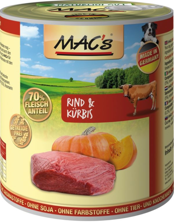 Macs Dog Rind-Kürbis   800gD