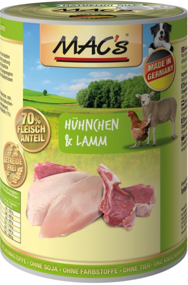 Macs Dog Hühnchen+Lamm   400gD