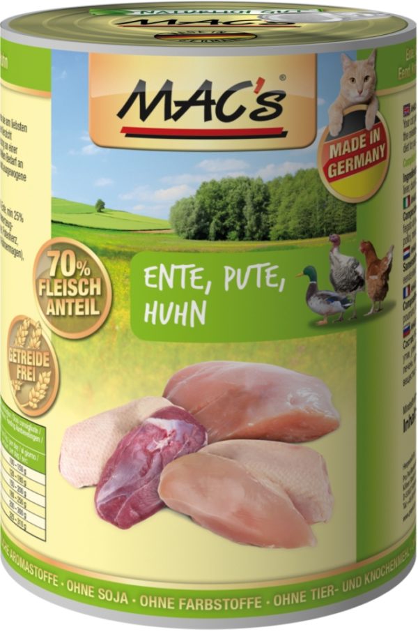 Macs Cat Ente-Pute-Huhn  400gD