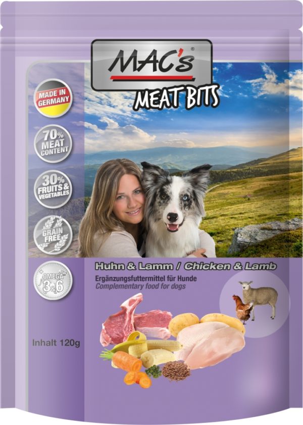 MACs Meat Bits Huhn+Lamm  120g