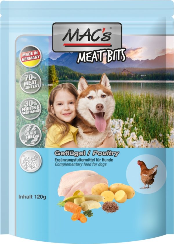 MACs Meat Bits Geflügel   120g