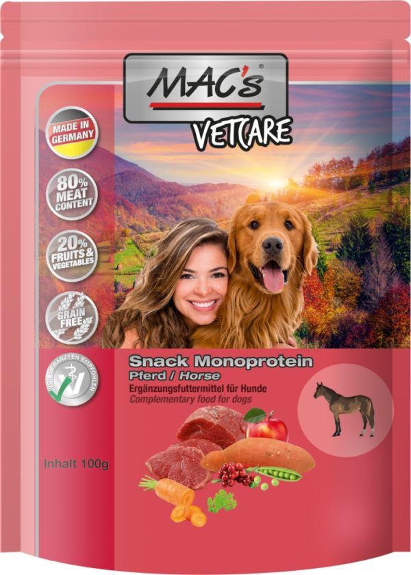 MACs VetC MonoSnack Pferd 100g