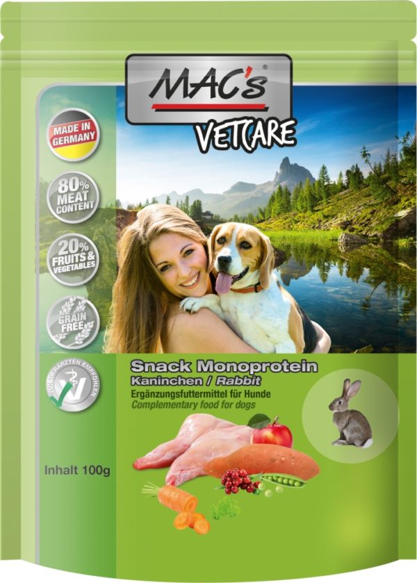 MACs VetC MonoSnack Kanin 100g