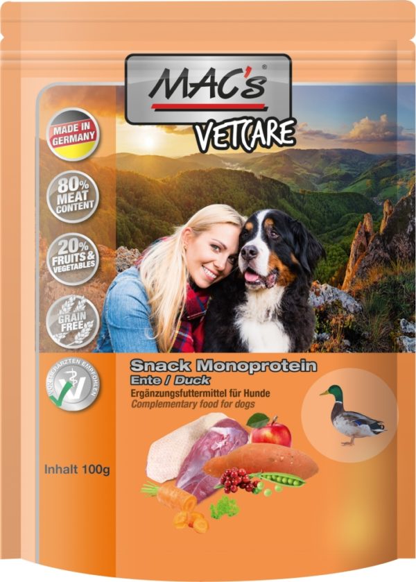 MACs VetC MonoSnack Ente  100g