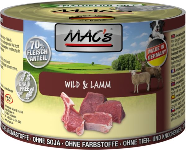 Macs Dog Wild + Lamm   200gD