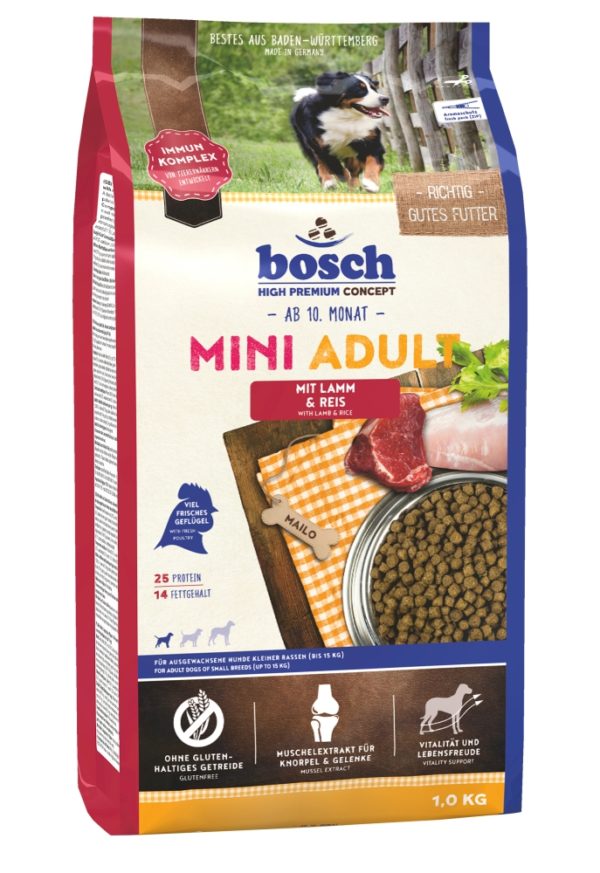 Bosch Mini Lamm+Reis       1kg