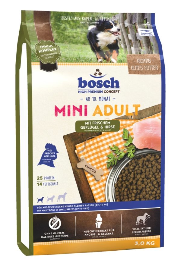 Bosch Mini Geflügel+Hirse  3kg