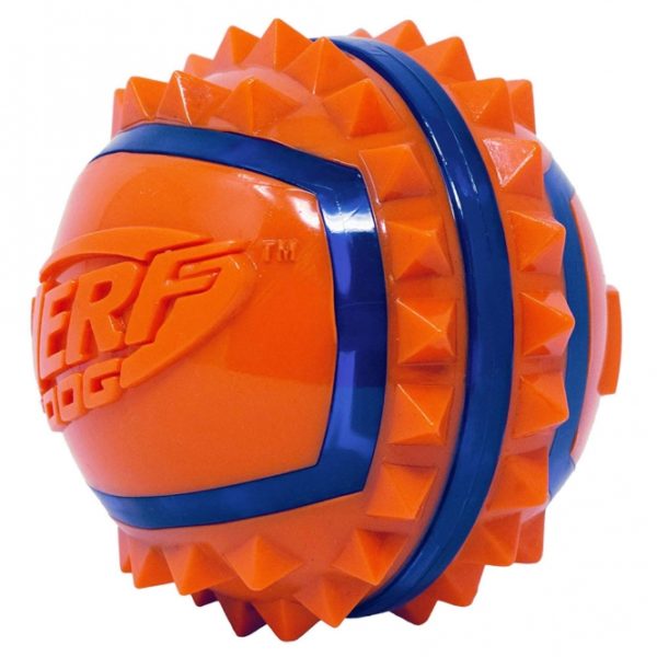 NERF Hundespielzeug Mega Tuff Spike Ball - 9 cm – Bild 3