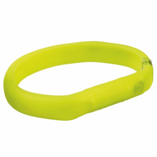 Trixie Flash Leuchtband USB - grün - 70 cm/18 mm – Bild 3