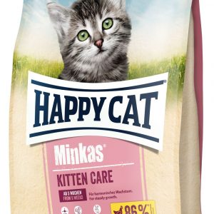 HappyCat Minkas KittenCare Geflügel 1,5kg sorgt dank der wertvollen Proteine und hochwertigen Zutatenfür ein rundum harmonisches Wachstum.