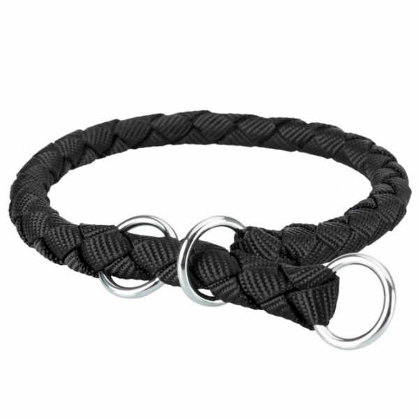 Trixie Cavo Zug-Stopp-Halsband - schwarz - 52-60 cm/ø 18 mm