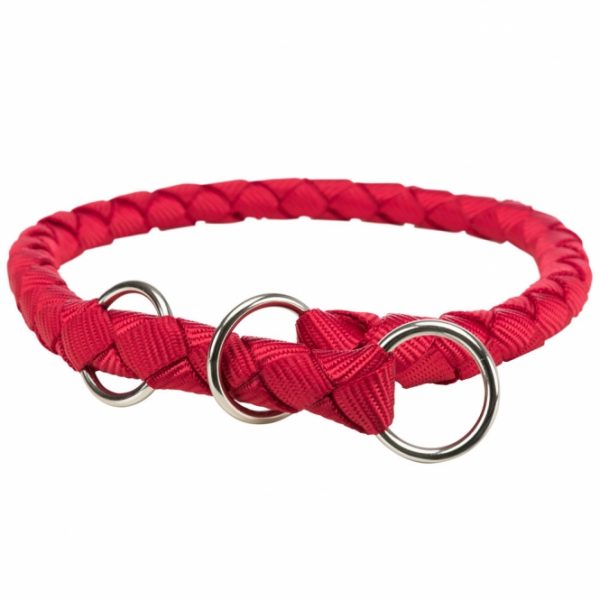 Trixie Cavo Zug-Stopp-Halsband - rot - 47-55 cm/ø 18 mm