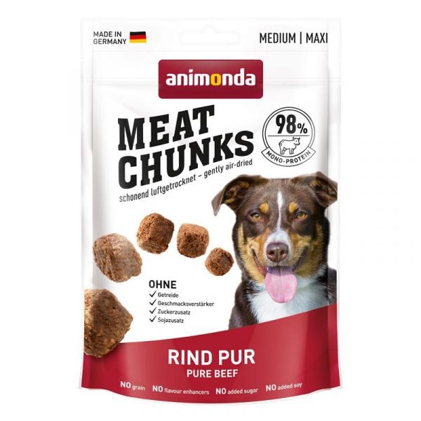 Ani.Meat Chunks Rind pur 80g