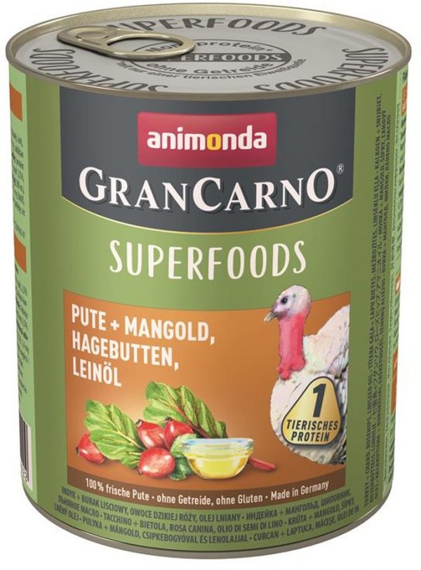 GranCarno Superfood Pute 800g Laikas Tierwelt Hundefutter Tierbedarf Online Shop