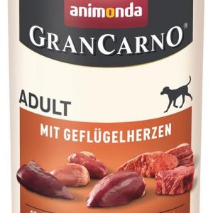 GranCarno Geflügelherzen 400g Laikas Tierwelt Nassfutter Hund kaufen