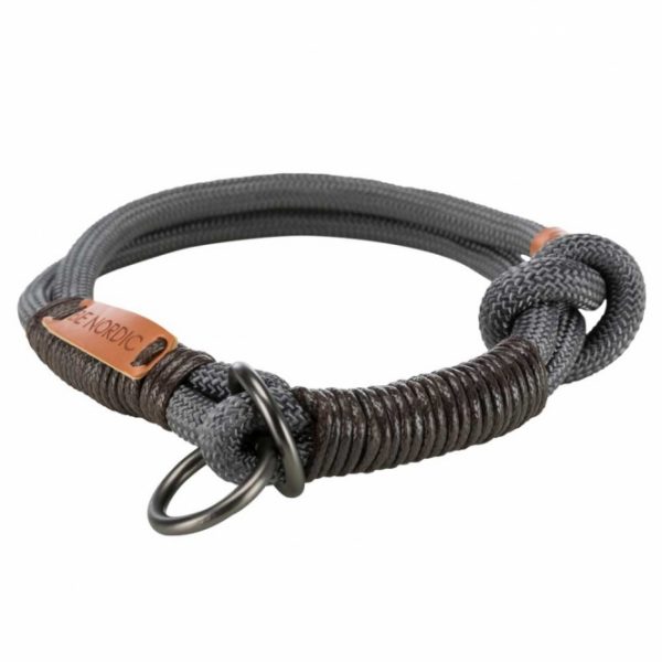 Trixie BE NORDIC Zug-Stopp-Halsband - dunkelgrau - 40 cm