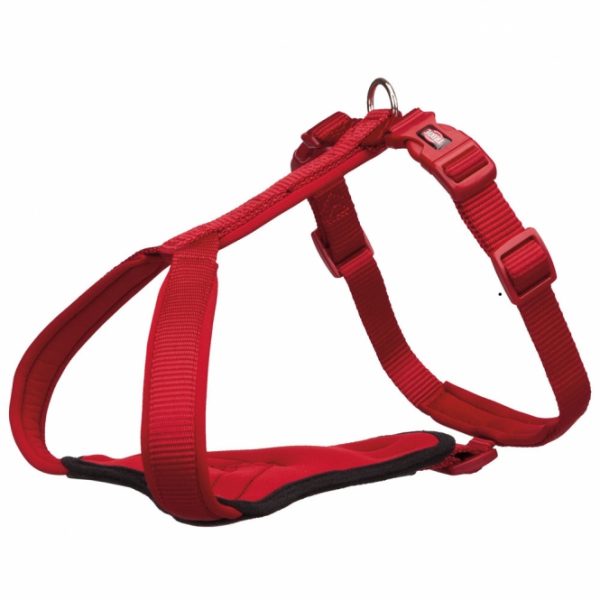 Trixie Premium Y-Geschirr - rot - 50-60 cm/15 mm