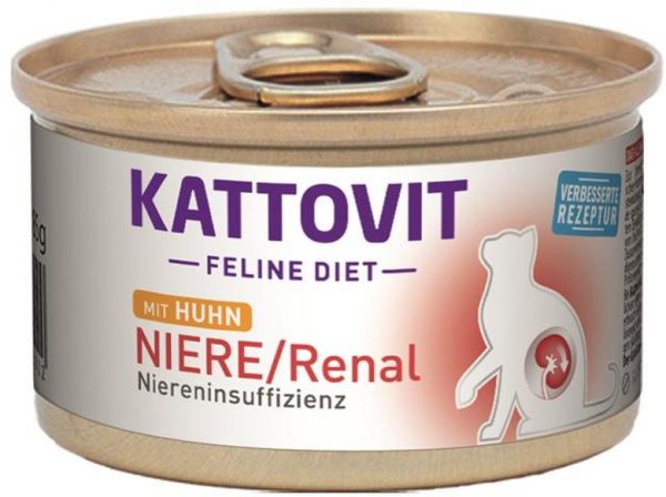 Kattovit Niere/Renal Huhn 85gD