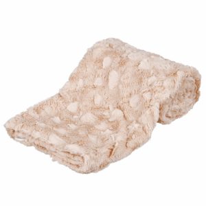 Trixie Hundedecke Cosy - beige - 150 x 100 cm. Mit einer Softplüsch Struktur (Polyester), ist diese besonders weich und kuschelig. Für Allergiker geeignet.