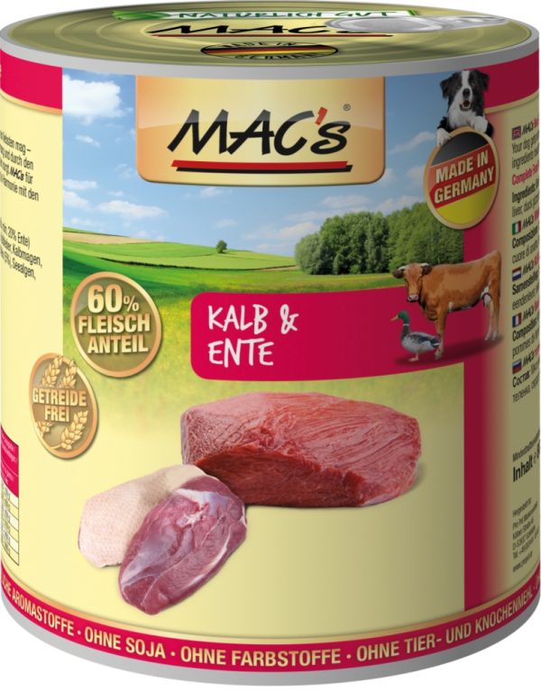 Macs Dog Kalb-Ente     800gD