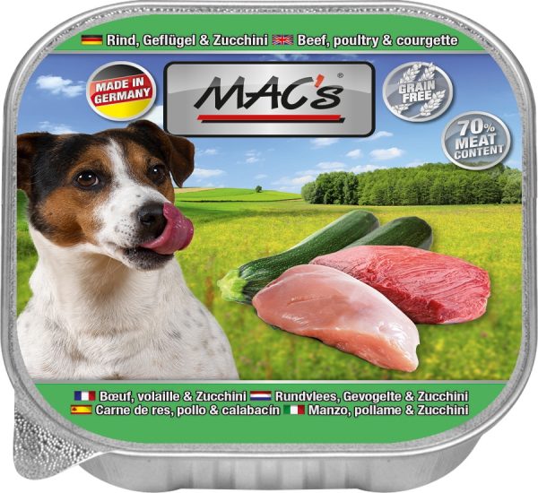 Macs Dog Rind+Gefl.+Zuc. 150gS