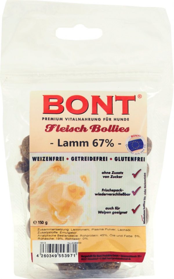 Fleisch-Bollies Lamm 150g