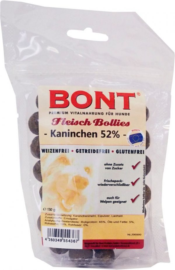 Fleisch-Bollies Kaninchen 150g