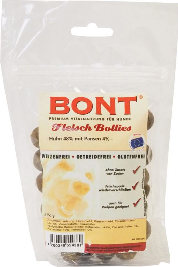 Fleisch-Bollies Huhn+Pansen 150g