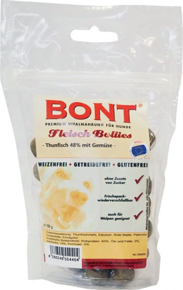 Fleisch-Bollies Thun+Gemü 150g