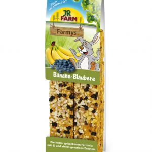 JR FARMY´s Banane Blaubeere 160g, Die lecker gebackenen FARMYs mit Ei und vielen gesunden Zutaten (Banane 10%, Blaubeere 4%).