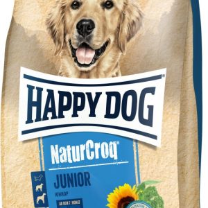 Happy Dog NaturCroq Junior ist optimal für die Bedürfnisse von Junghunden und sorgt für ein harmonisches und gesundes Wachstum in der Junghunde-Phase.