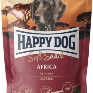 HappyDog Snack Soft Africa Strauß 100g Laikas Tierwelt Leckerli für Hunde