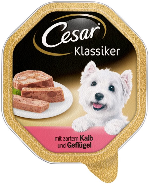 Hundefutter Cesar Klassik Kalb Geflügel Laikas Tierwelt