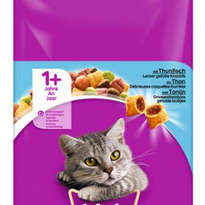 Whiskas Trokenfutter für adulte Katzen mit Thunfisch, 3,8 Kg