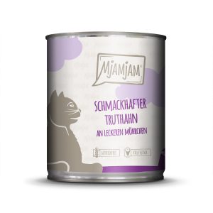 Mjamjam Katzenfutter mit Truthahn und Möhrchen